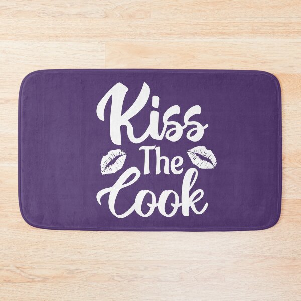 Item preview, Kiss The Cook Funny Novelty. Funny Cooking Quote. Cook Lover designed and sold by DesignHouse07.