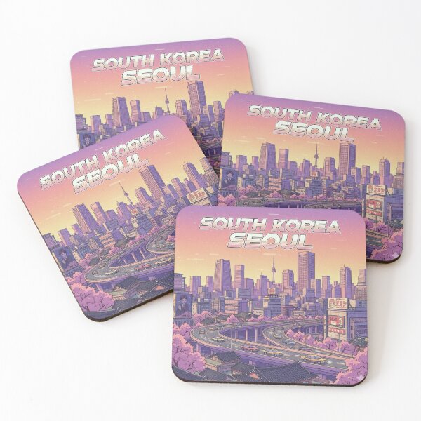 Item preview, Retro Anime South Korea Seoul Travel T Shirt Design designed and sold by ANIMEX00.