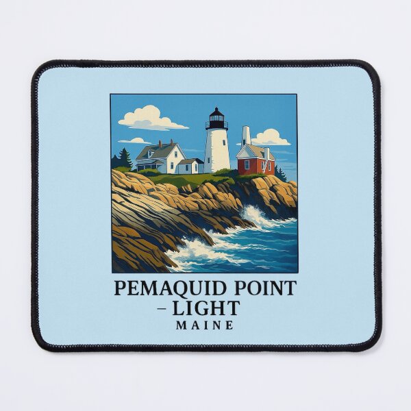 Item preview, Pemaquid Point Light, Maine designed and sold by Myra365Art.
