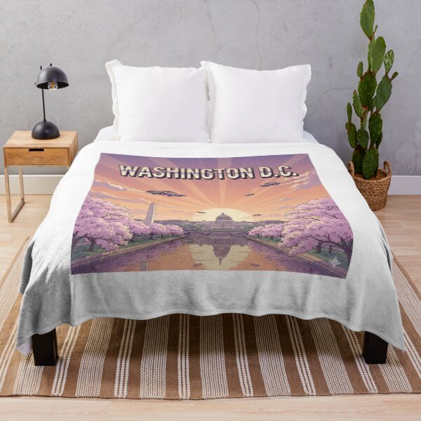 Item preview, Retro Anime United States Washington D.C. Travel T Shirt Design designed and sold by ANIMEX00.