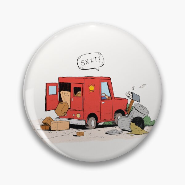 Item preview, Postman Pat Van – Ink and Pencil Illustration designed and sold by The A-Press.