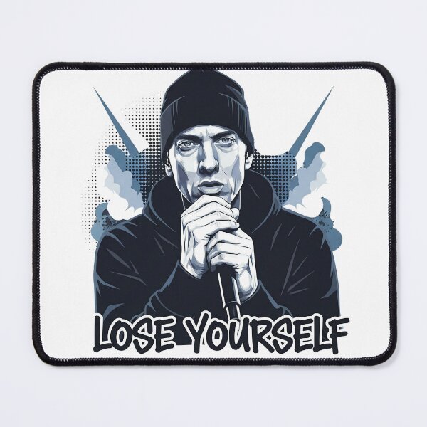 Item preview, Eminem Tribute Design – “Lose Yourself” Rap Legend Vector Fan Art designed and sold by Fashvora.