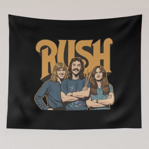 Artikelvorschau, Rush Band entworfen und verkauft von edisonnew.