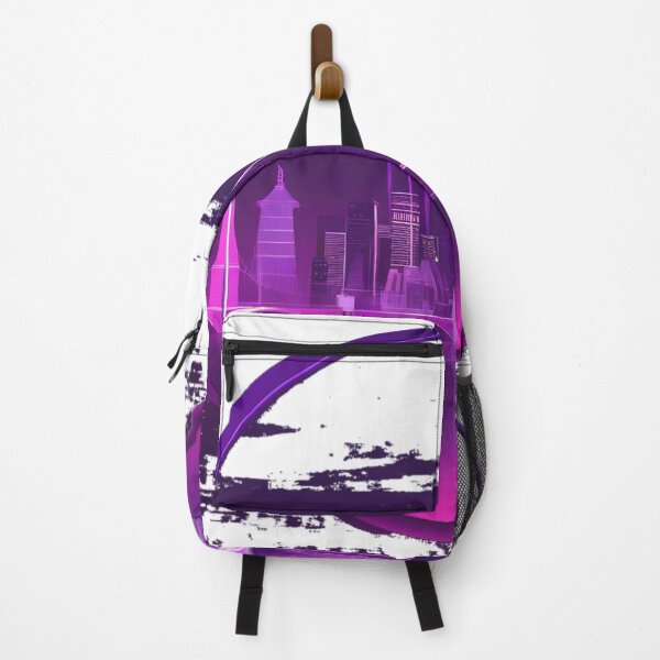 Item preview, Neon Pink Metropolis — Futuristic Skyline Reflection designed and sold by أناس-أرينا.
