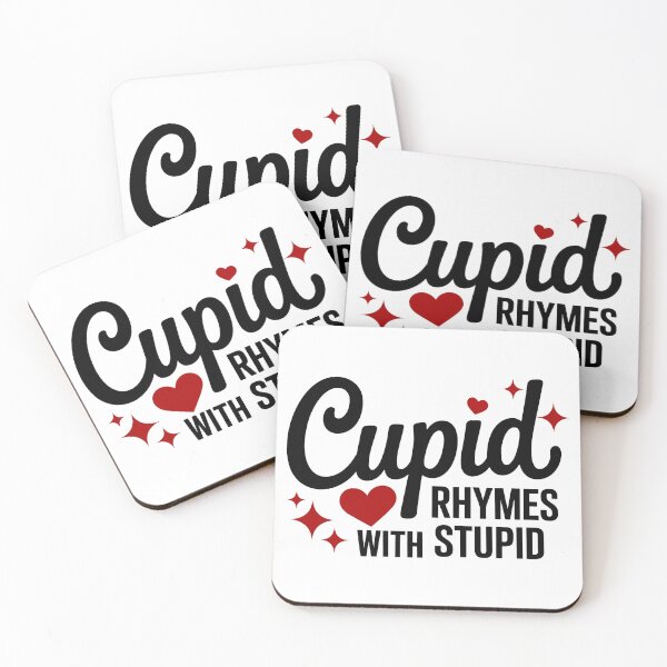 Item preview, Cupid Rhymes With Stupid designed and sold by theartfulaspie.