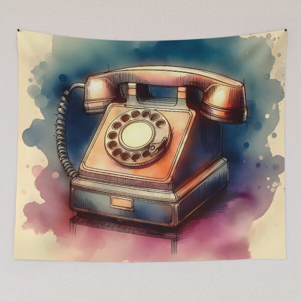 Item preview, Retro Telephone designed and sold by GraphicsClub.