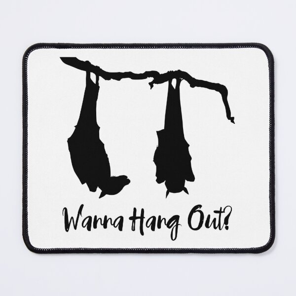 Item preview, Bat Silhouette Wanna Hang Out? designed and sold by RowanGraphics.