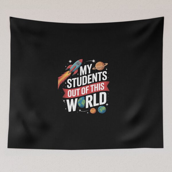 Item preview, My Students Are Out Of This World Space Week Cute Teacher  designed and sold by dainegilbert.