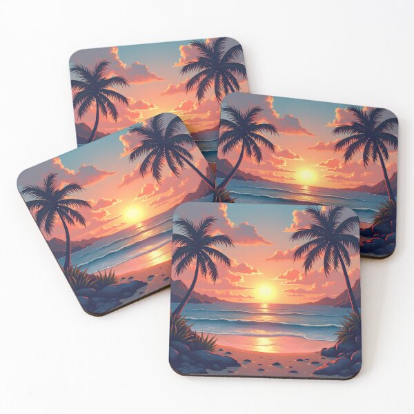 Item preview, Beautifull Hawaiian beach with Beautiful Sunset  designed and sold by BDLdesigns.