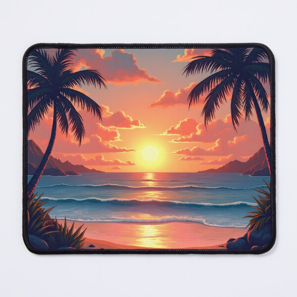 Item preview, Beautifull Hawaiian beach with Beautiful Sunset designed and sold by BDLdesigns.
