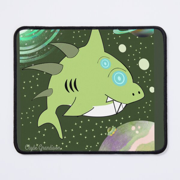 Item preview, Shark Madness (Alien Shark) designed and sold by CSG Arts (Clyde Grandison).