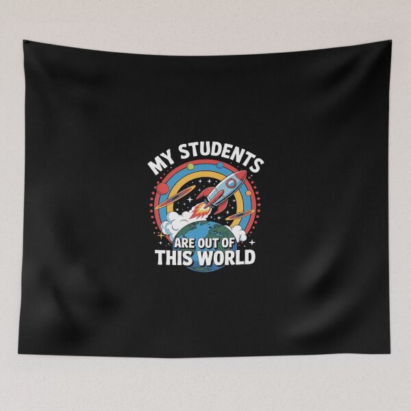 Item preview, My Students Are Out Of This World Teacher Space Men  designed and sold by dainegilbert.