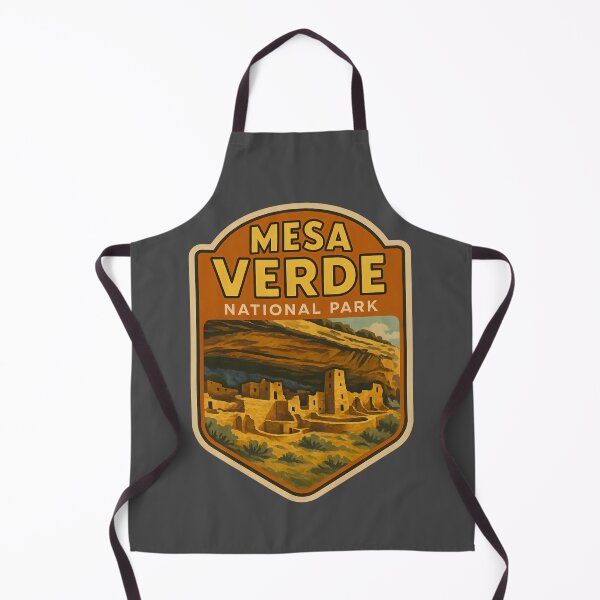 Item preview, Vintage American National Park Print: Mesa Verde designed and sold by PinUpPizzazz.