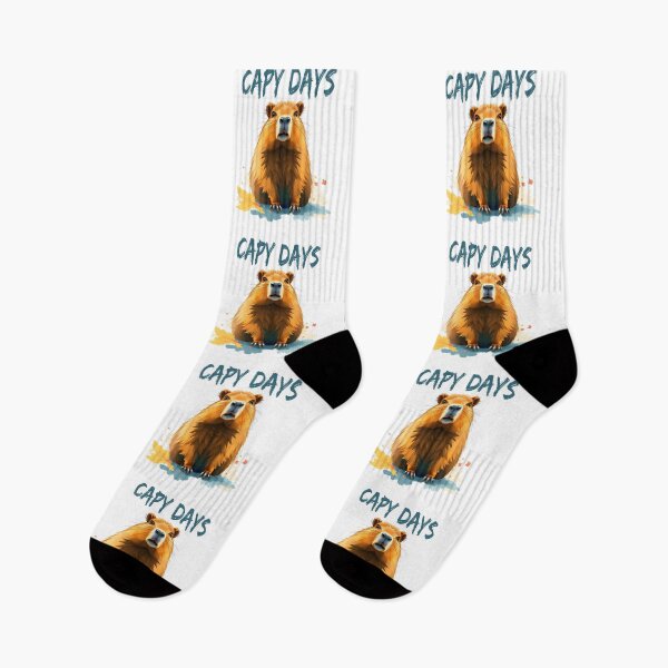 Artikelvorschau, Süße Capybara Capy Days entworfen und verkauft von RowanGraphics.