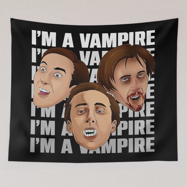 Item preview, Nicholas Cage - I'm A Vampire designed and sold by myhero2699.