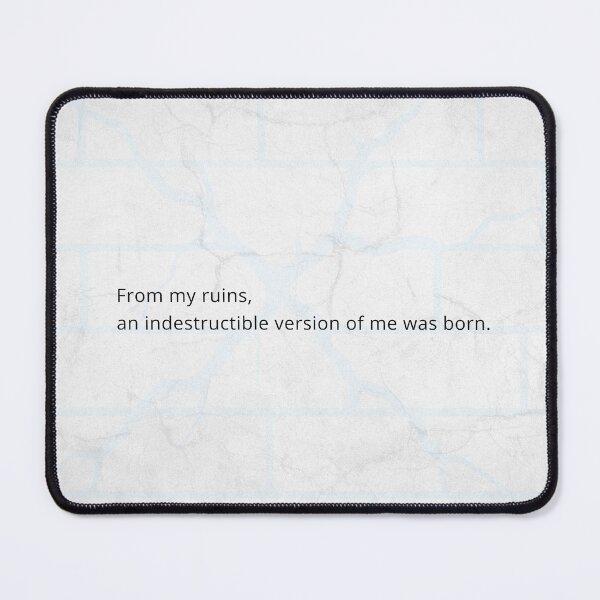 Item preview, Indestructible – Born From Ruins Poster" designed and sold by chapeto.