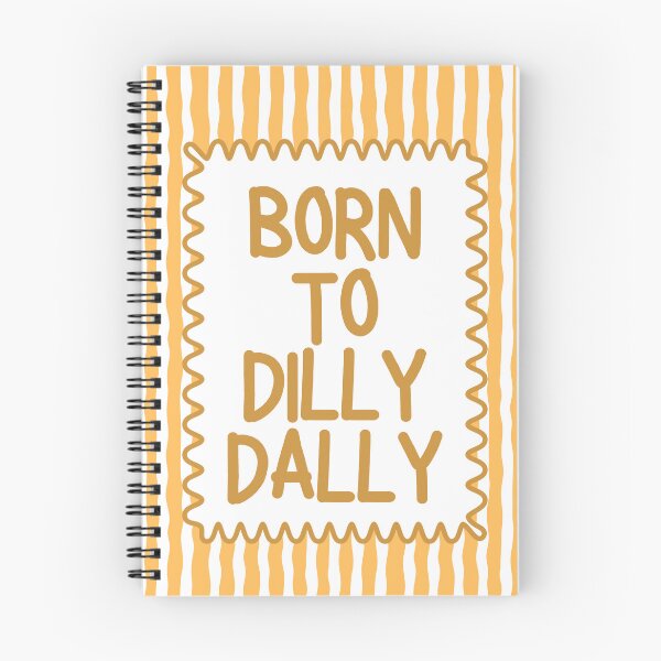 Item preview, Born To Dilly Dally in Yellow designed and sold by Dondonmart.