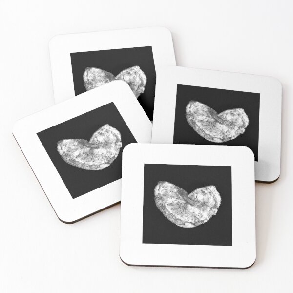 Item preview, My potato chip heart, black and white designed and sold by Mitmischerin.