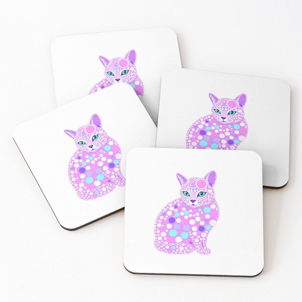 Item preview, Cat in Abstract Purple  designed and sold by RowanGraphics.