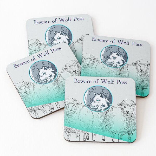 Item preview, Beware Of Wolf Puss designed and sold by lifeinspired4u.