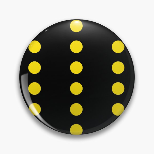 Item preview, Vivid Yellow Line Polka Dots on Black  designed and sold by POLKAIWERX.