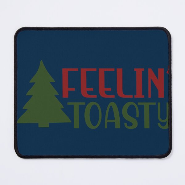 Item preview, Cozy Christmas Quote “Feelin Toasty” – Holiday Typography Design designed and sold by NotasCreativa.
