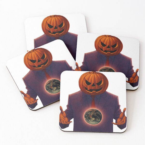 Item preview, Mysterious Pumpkin-Head Entity Holding the Earth designed and sold by Imageture-Art.