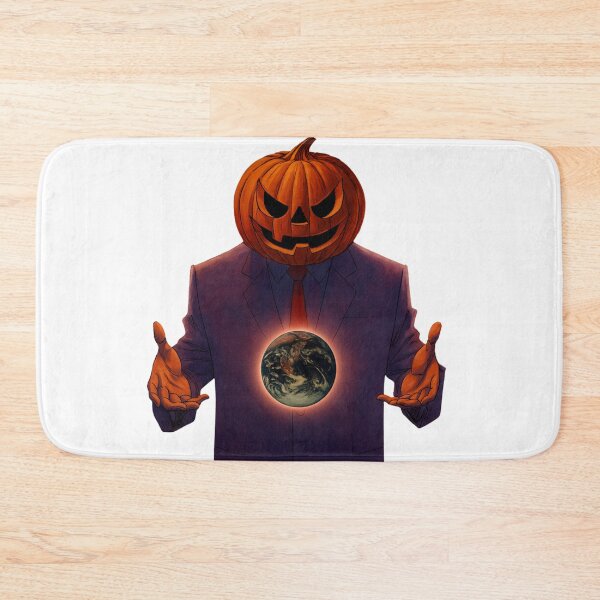 Item preview, Mysterious Pumpkin-Head Entity Holding the Earth designed and sold by Imageture-Art.