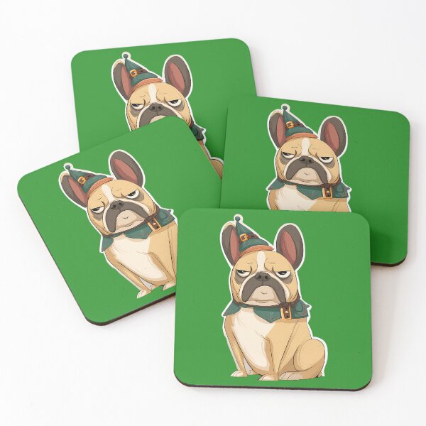 Item preview, Elf French Bulldog - Holiday Frenchie designed and sold by purrfect pattern.