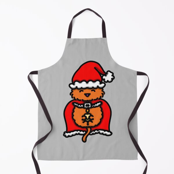 Item preview, Holiday Santa Cat with Candle designed and sold by DragginThruTime.