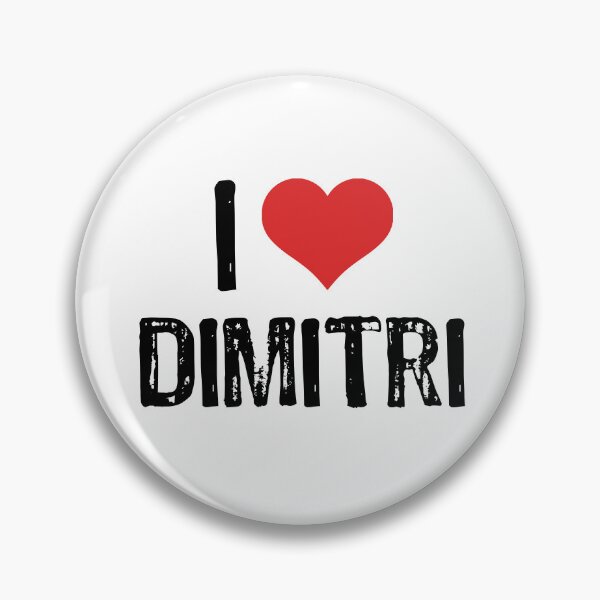 Item preview, I Love Dimitri designed and sold by The "I Love Everything" Shop.