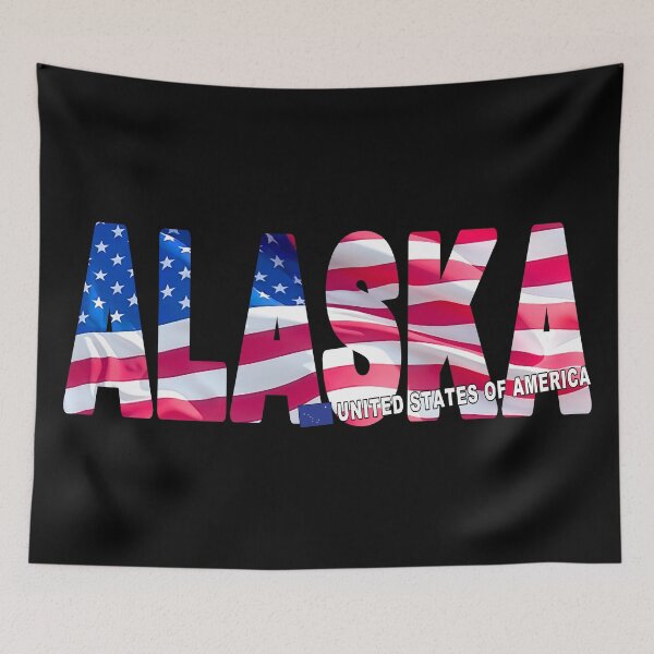 Item preview, ALASKA United States of America - Sticker Tee Shirt designed and sold by Adam Gormley.