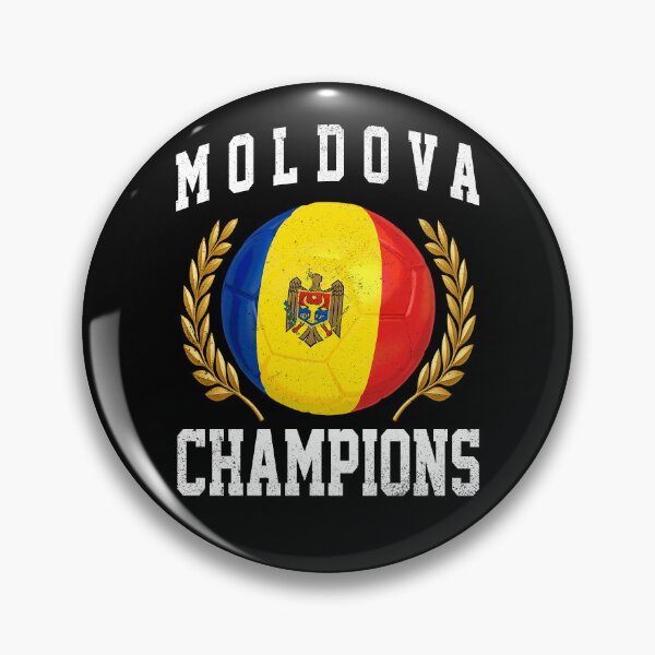 Item preview, SOCCER BALL FLAG CHAMPIONS - MOLDOVA - Fans and Teams for Men and Women T-shirt designed and sold by wallsandpatts.