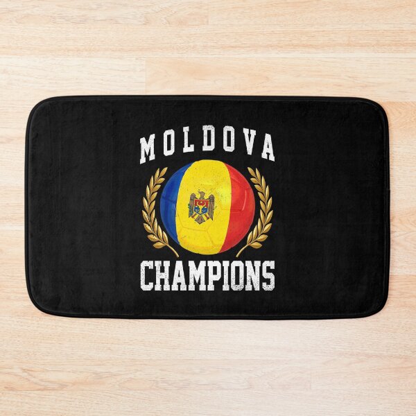 Item preview, SOCCER BALL FLAG CHAMPIONS - MOLDOVA - Fans and Teams for Men and Women T-shirt designed and sold by wallsandpatts.