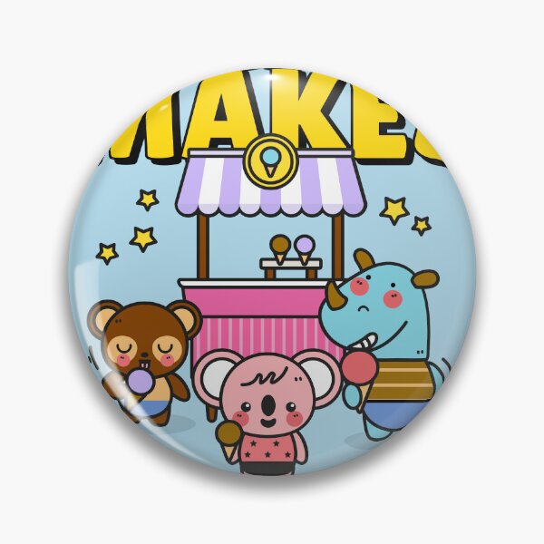 Item preview, Ice Cream Makes Everything Better – Kawaii Animals at the Ice Cream Stand-Light Blue version designed and sold by Novel Works Studio.