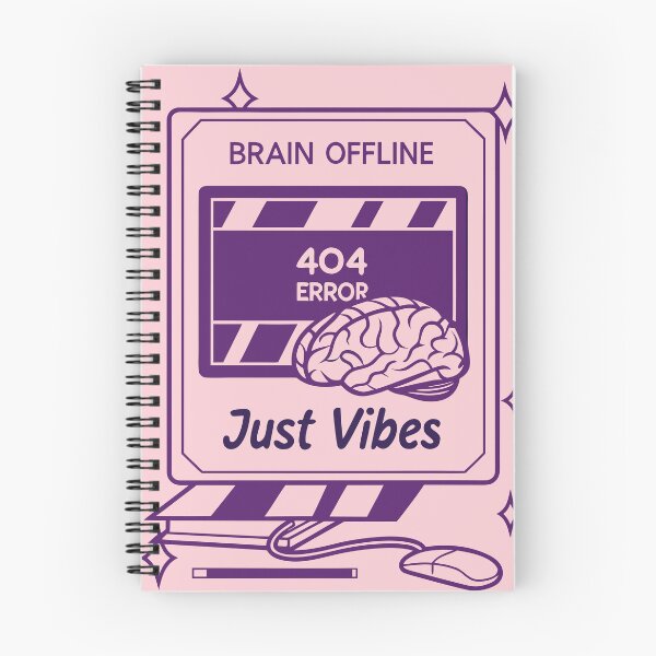 Item preview, Brain Offline 404 Error | Just Vibes | Funny Mental Health Art designed and sold by Taanva.