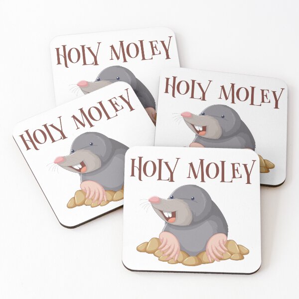 Item preview, Holy Moley Cute Garden Mole designed and sold by RowanGraphics.