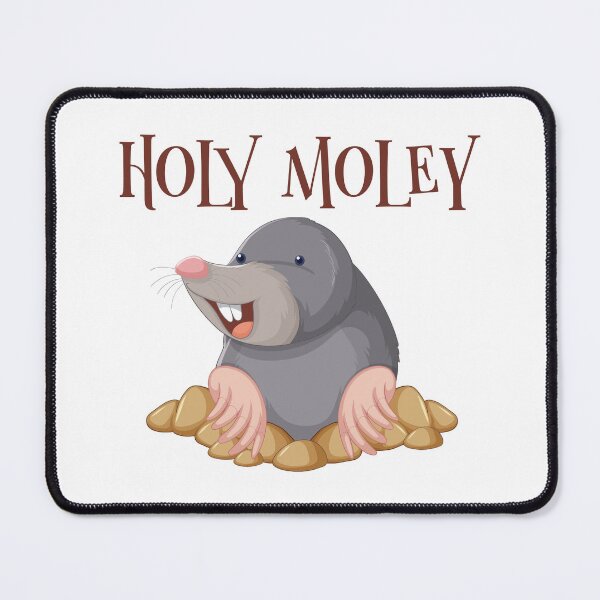 Item preview, Holy Moley Cute Garden Mole designed and sold by RowanGraphics.