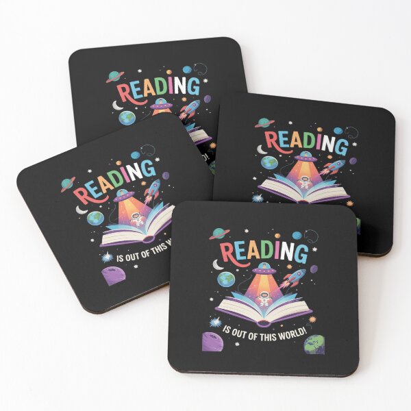 Item preview, Reading is Out of This World Space Lover Astronaut  designed and sold by Belkisallen.
