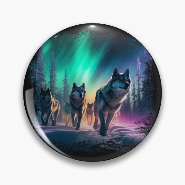 Item preview, Aurora Wolf Pack designed and sold by RowanGraphics.