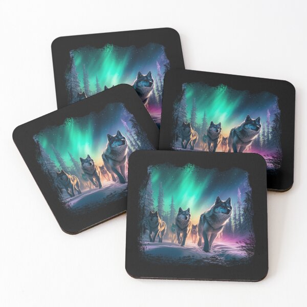 Item preview, Aurora Wolf Pack designed and sold by RowanGraphics.