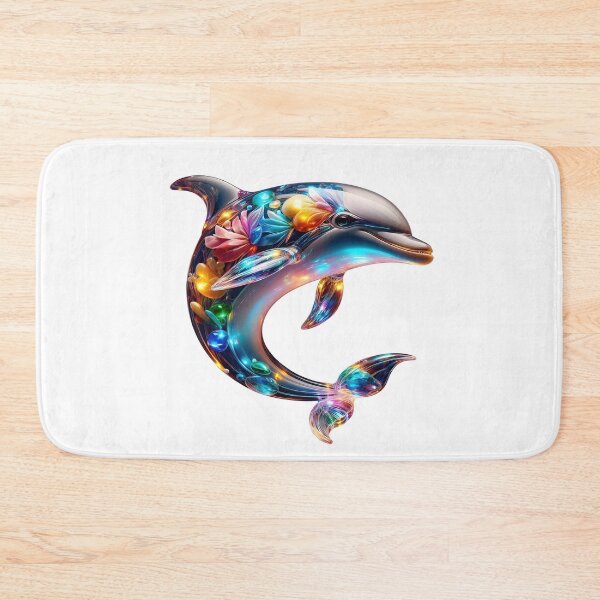 Item preview, Cute Glassy Dolphin Art designed and sold by GloriousArtSKD.