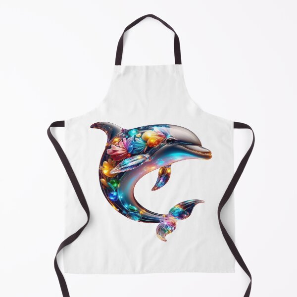 Item preview, Cute Glassy Dolphin Art designed and sold by GloriousArtSKD.