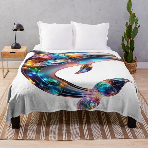 Item preview, Cute Glassy Dolphin Art designed and sold by GloriousArtSKD.