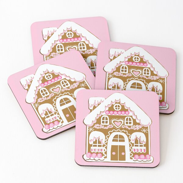 Item preview, Gingerbread House Pink designed and sold by TinaSalazar.