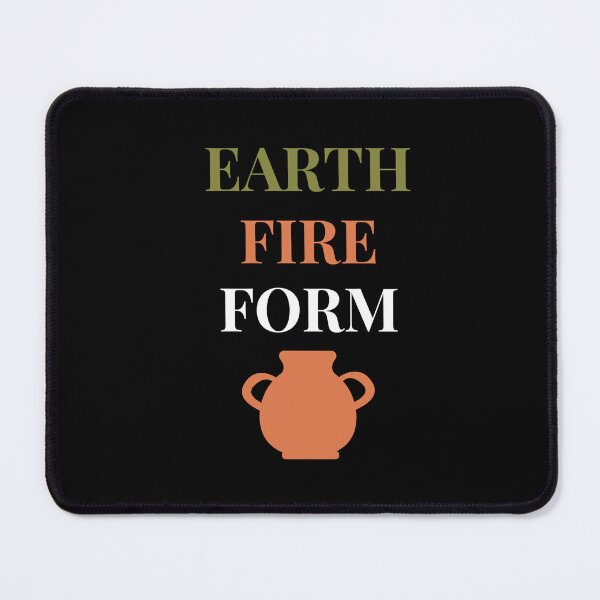Item preview, Earth, Fire, Form – Pottery Art Design for Ceramic Artists, Clay Lovers & Studio Potters designed and sold by HyzoArt.