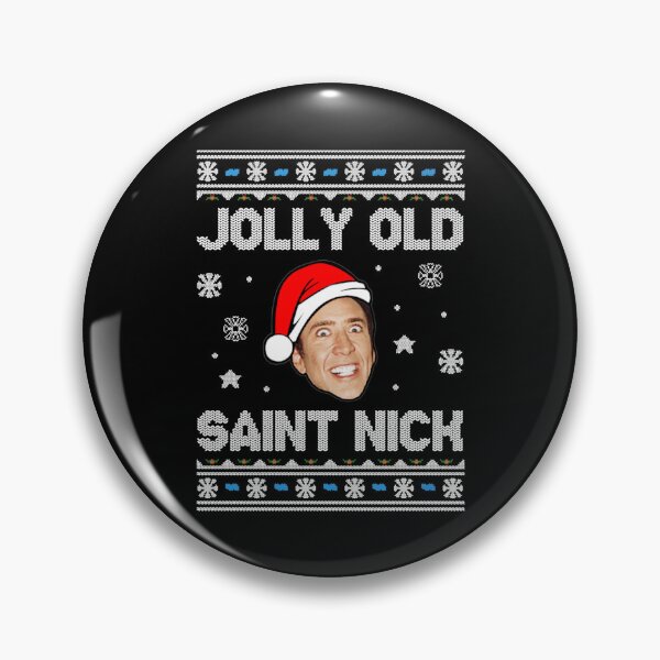 Item preview, Jolly Old Saint Nick Nicolas Cage Christmas designed and sold by myhero2699.