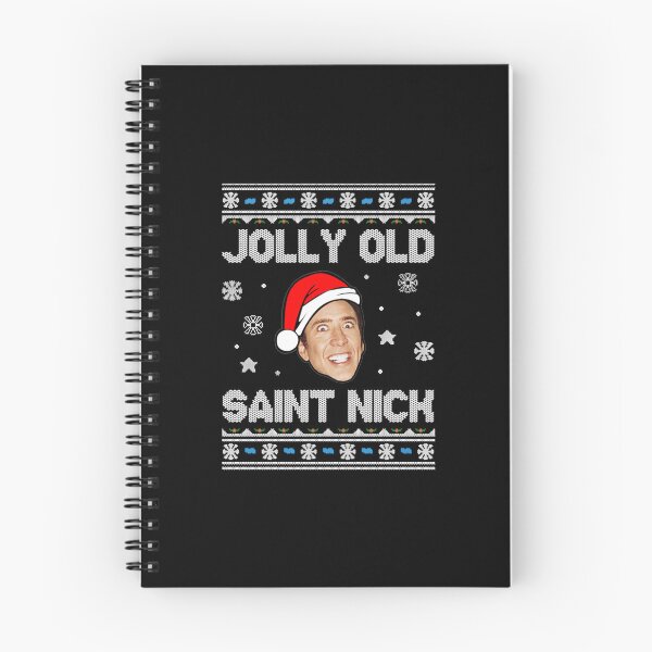 Item preview, Jolly Old Saint Nick Nicolas Cage Christmas designed and sold by myhero2699.