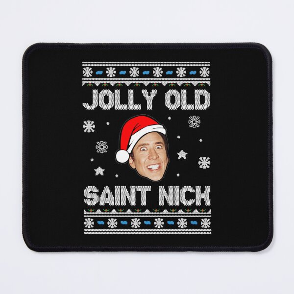 Item preview, Jolly Old Saint Nick Nicolas Cage Christmas designed and sold by myhero2699.