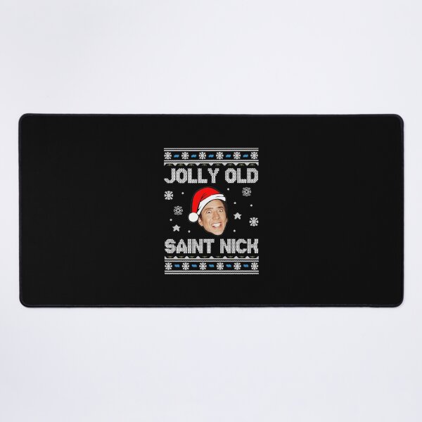 Item preview, Jolly Old Saint Nick Nicolas Cage Christmas designed and sold by myhero2699.